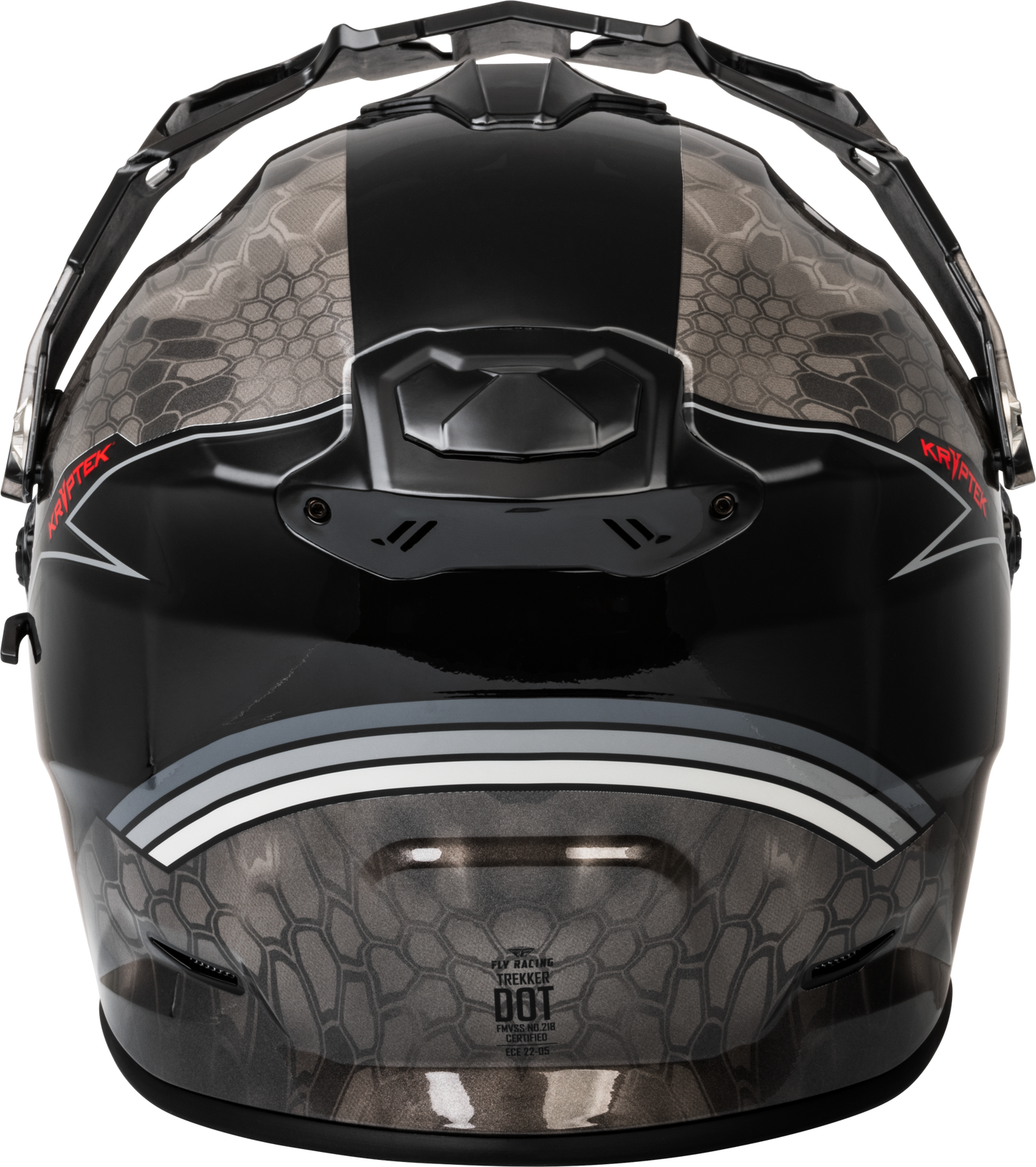 Fly Racing Trekker Kryptek Conceal Full-Face Helmet for Offroad, X-Small, Black/Grey/White