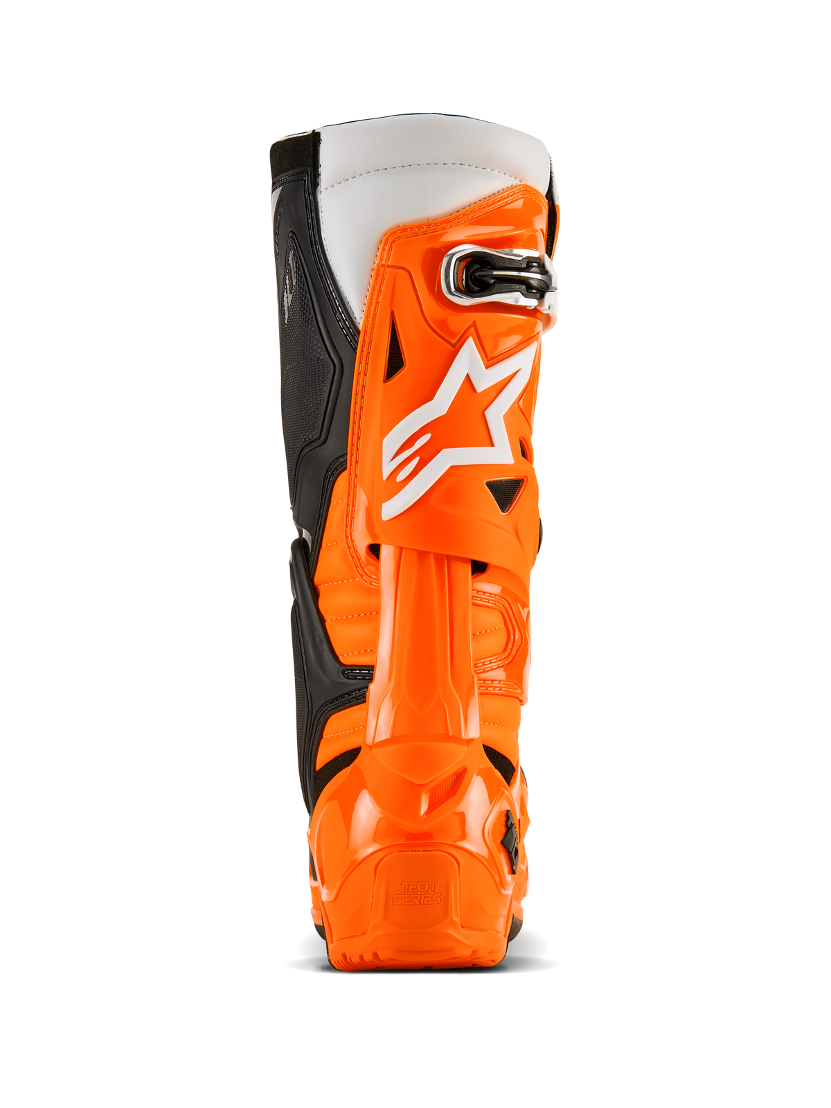 Alpinestars Tech 10 Enduro Boots US 8 Fluorescent Orange/Black/White