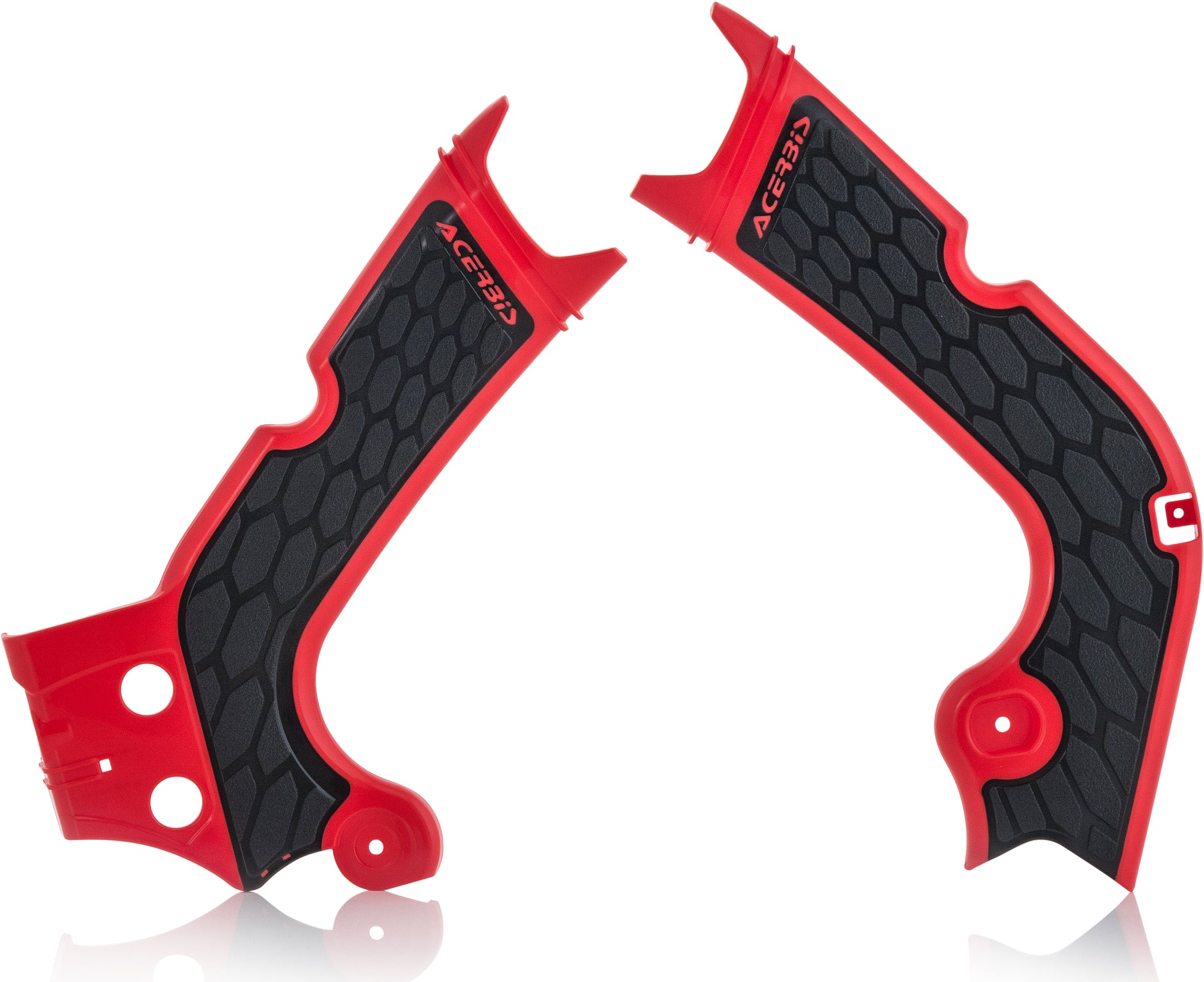 ACERBIS X Grip Frame Guard for Honda CRF Series – Red/Black