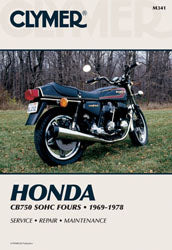 CLYMER Honda CB750 SOHC Repair Manual (Part Number: CM341)
