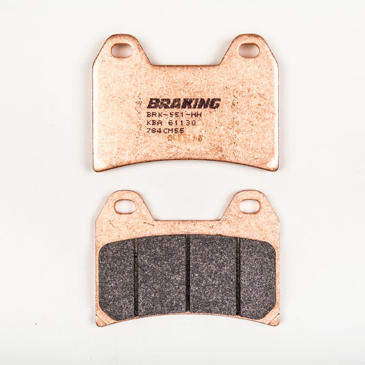 BRAKING Front Sintered Metal Brake Pad Set for BMW F800R and Ducati Monster 1100 Evo