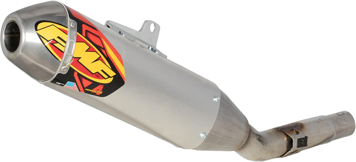 FMF PowerCore 4 HEX Slip-On Muffler for Kawasaki KX450F 2024 - Offroad Exhaust Upgrade
