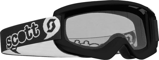 SCOTT Youth Agent Goggle Black - Offroad Eyewear with Anti-Fog Lens