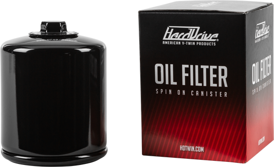 HardDrive PS170BNHD Synthetic Oil Filter for Harley Davidson V-Twin Engines