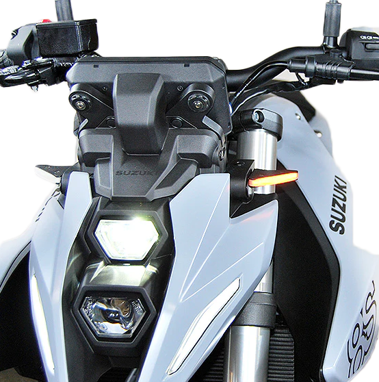 New Rage Cycles GSX8S-FB Front LED Turn Signals for Suzuki GSX-8S