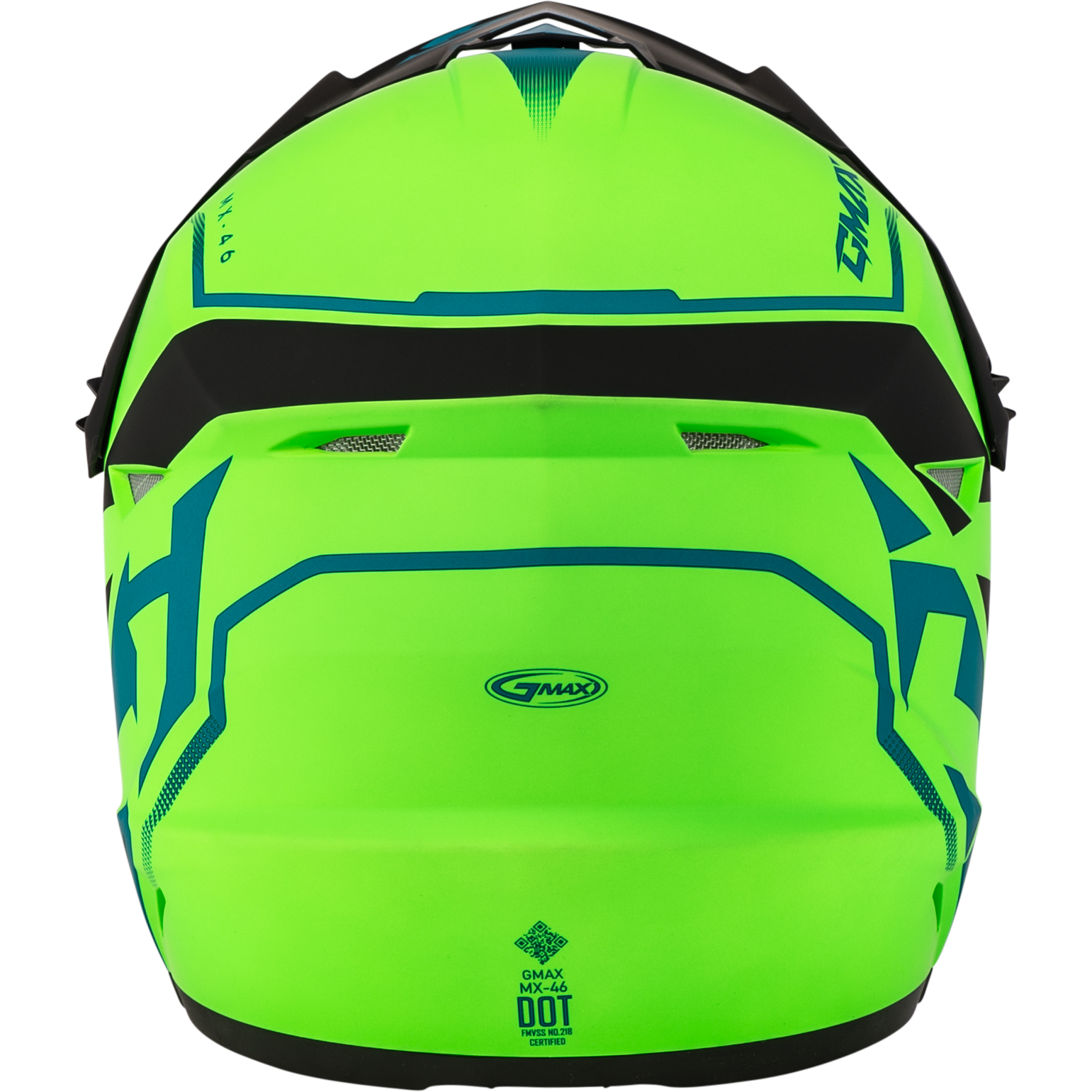GMAX MX-46 Off-Road Helmet - Matte Hi-Vis Green/Black, 2X-Large