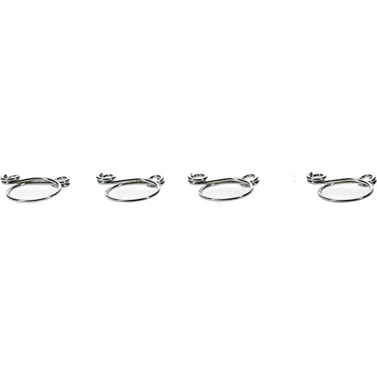 ALL BALLS Hose Clamps Refill Kit 4-Pack for Fuel Lines & Fittings