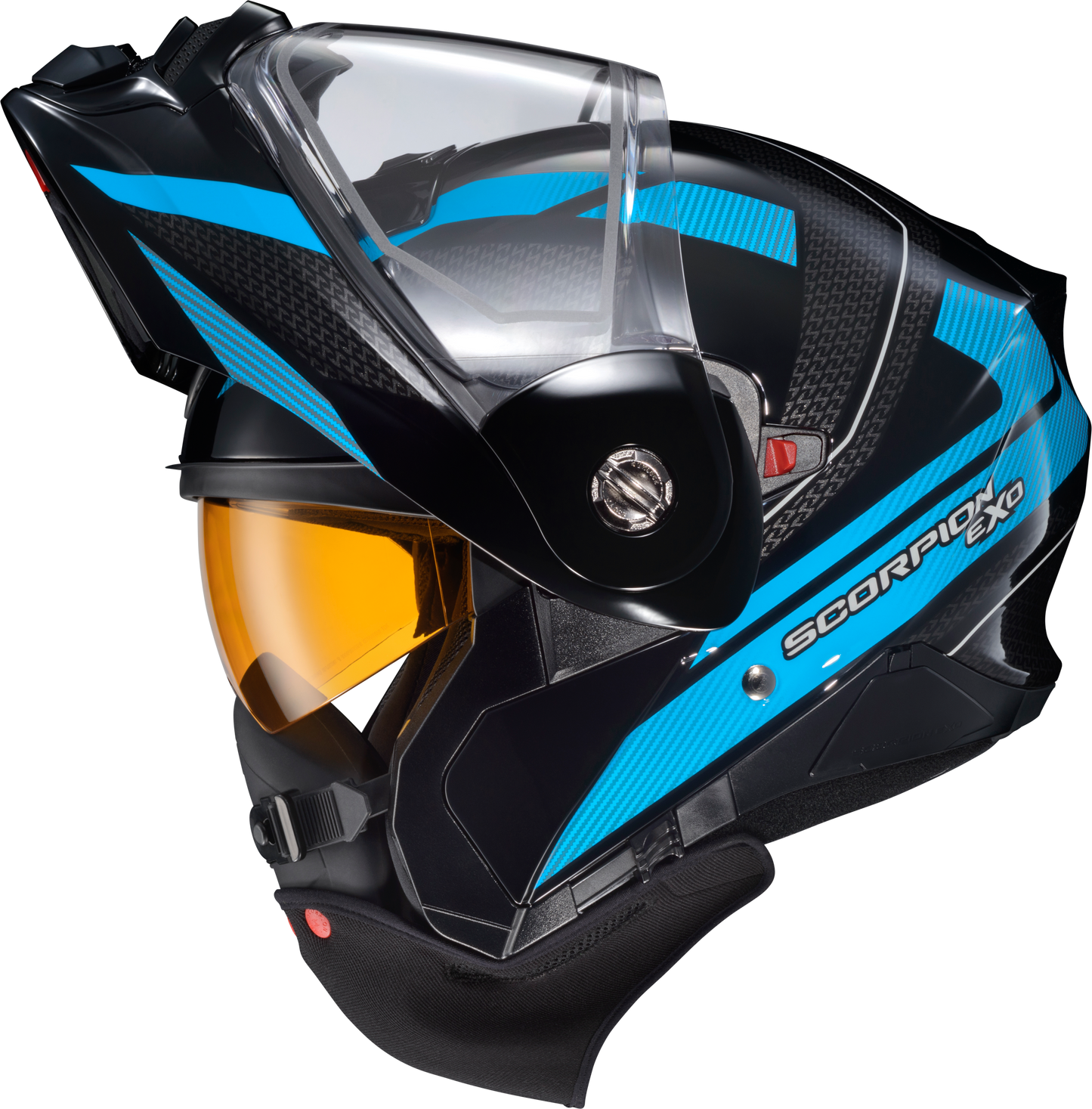 Scorpion EXO Exo At960 Cold Weather Modular Helmet – Small Light Blue