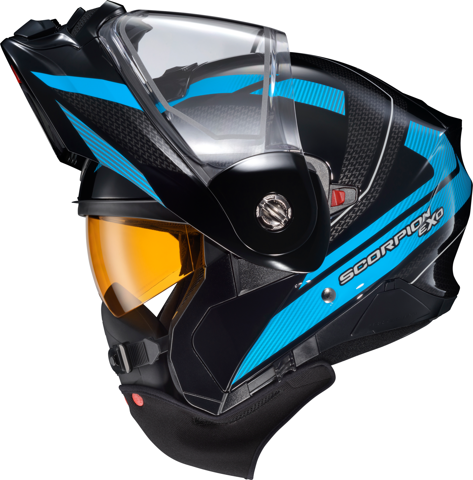 Scorpion EXO Exo At960 Cold Weather Modular Helmet - Medium, Light Blue
