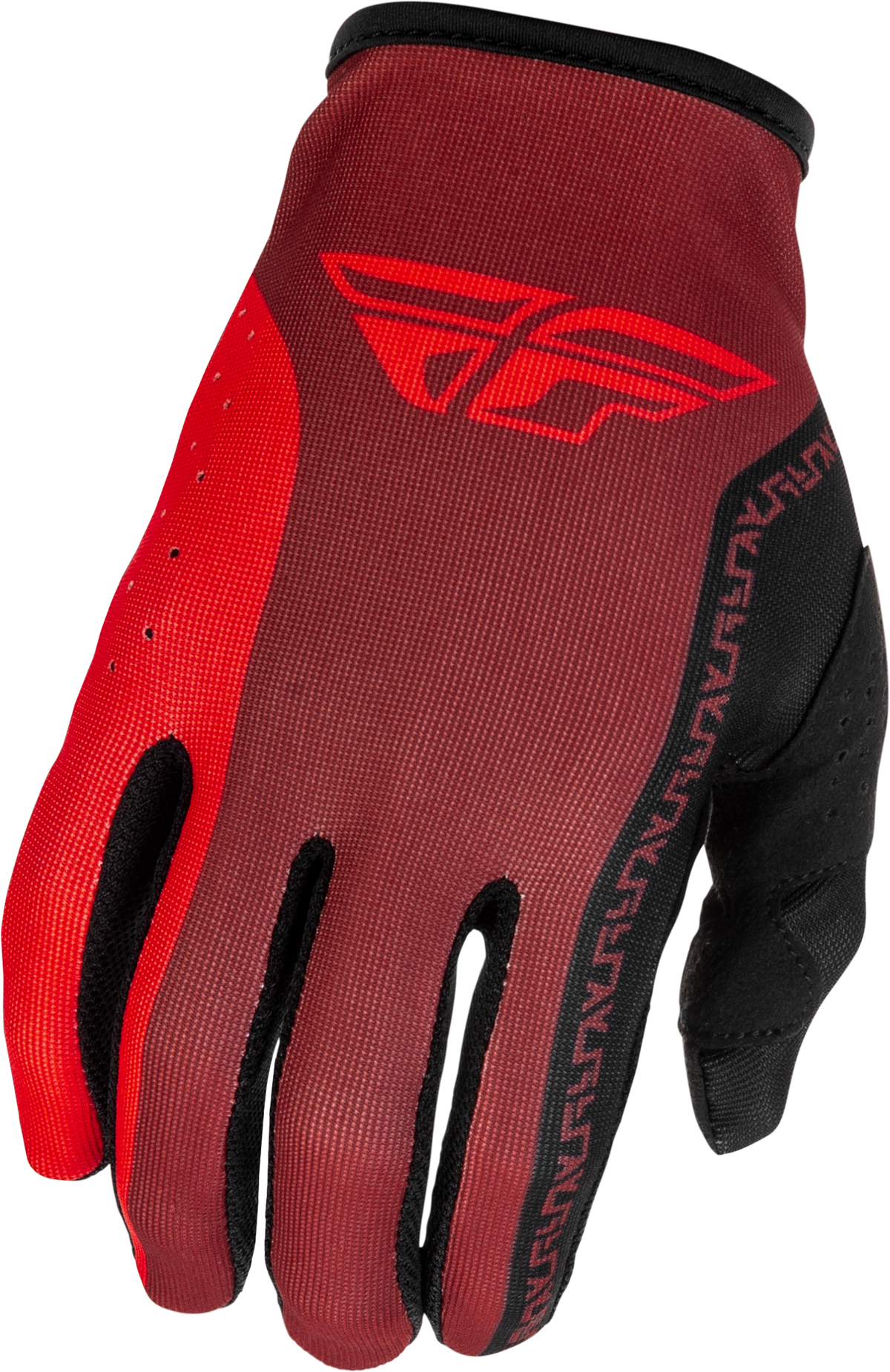 Fly Racing Lite Gloves for Men - Black/Red, X-Large