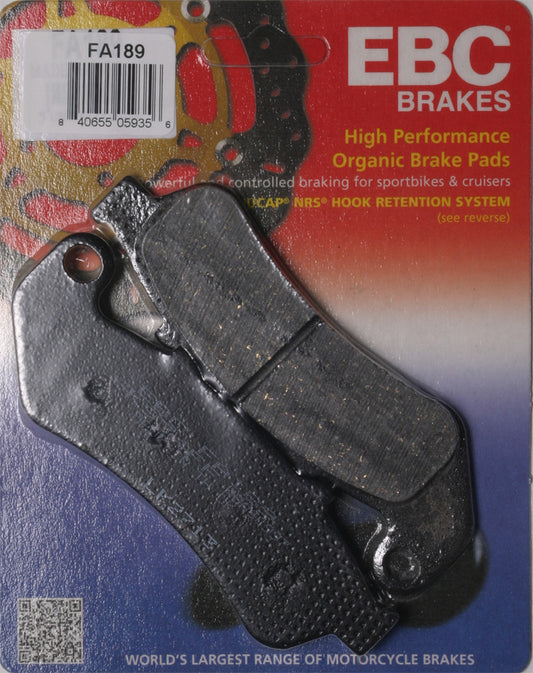 EBC FA189 Brake Pads for Honda CBR1000F and Hurricane (1993-1998)