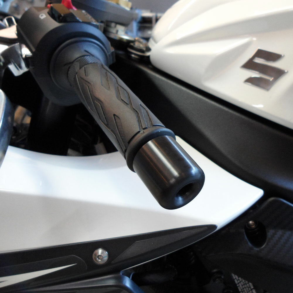 Shogun Bar End Sliders Black for Suzuki GSX Series and GSX-R Models - Part 725-1519