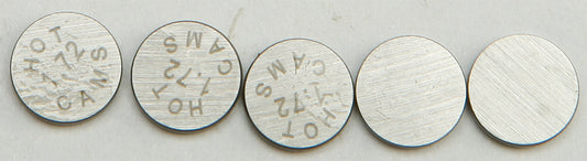 HOT CAMS Valve Shims 8.90x1.72mm 5-Pack for Street Engine Applications