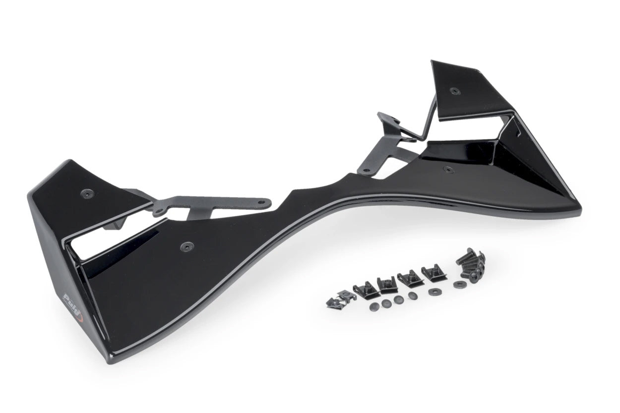 PUIG Front GP Spoiler in Black for Street Motorcycles – Part 22075N