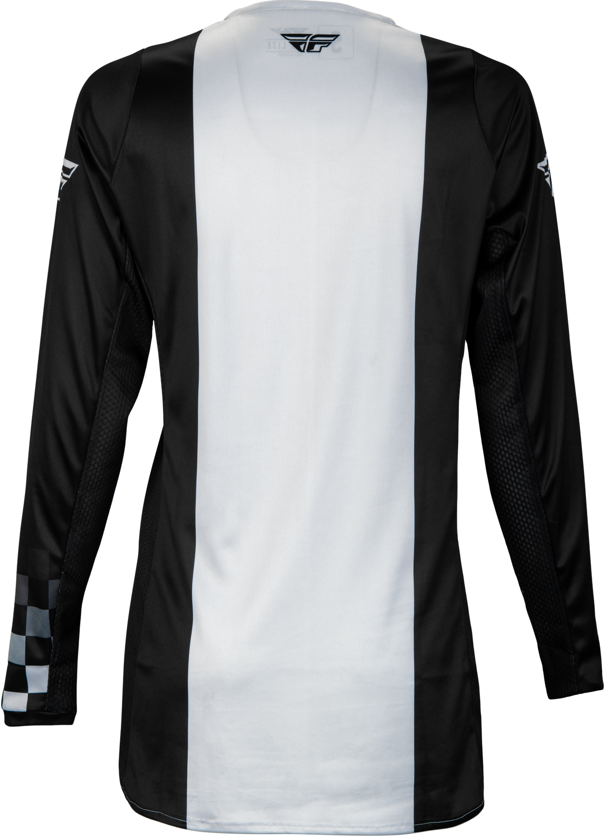 Fly Racing Women's Lite Jersey Black and Light Grey, X-Large - Offroad Performance Shirt