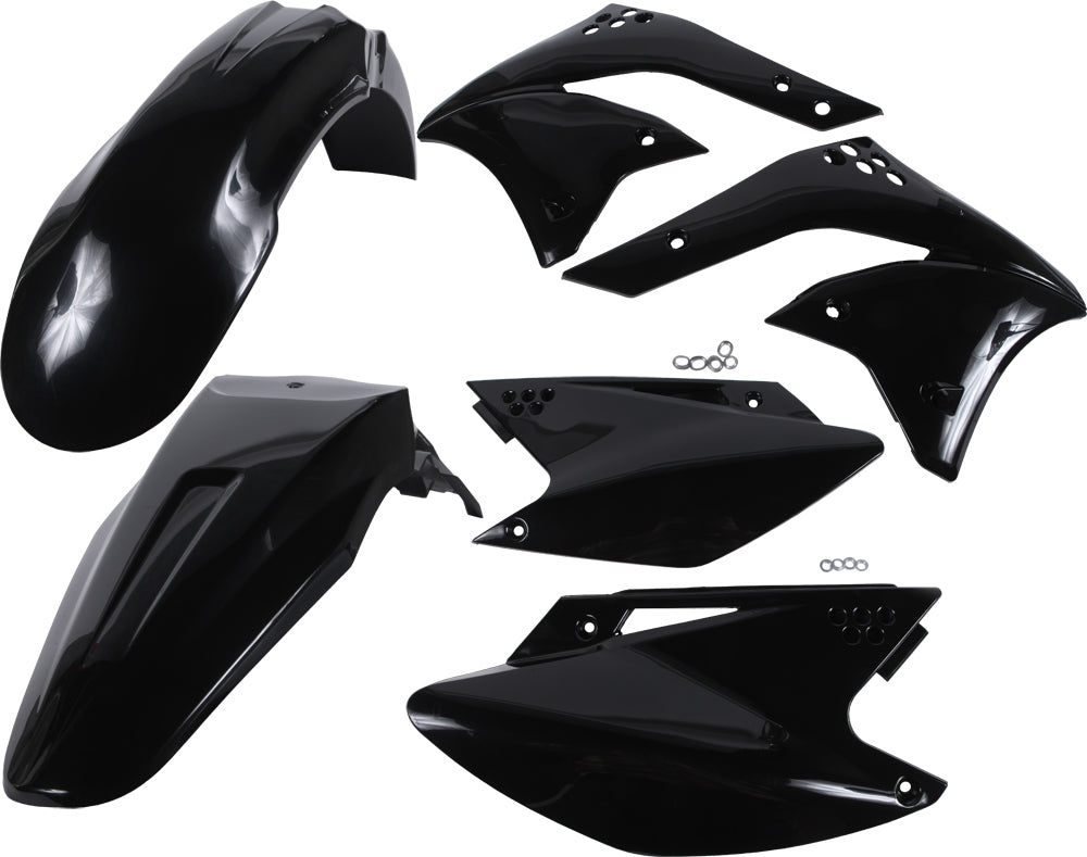 ACERBIS 2041050001 Black Plastic Body Kit for Kawasaki KX250F (2006-2008)