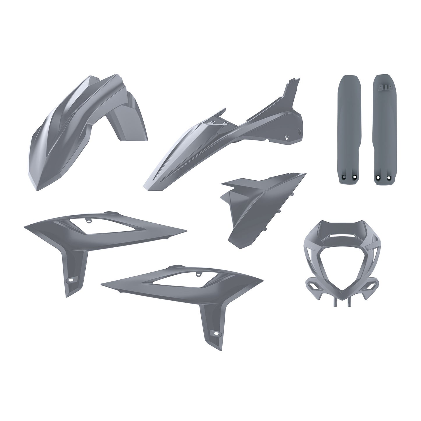 POLISPORT Full Enduro Kit Nardo Grey for Beta Offroad Models – Durable Plastic Body Replacement