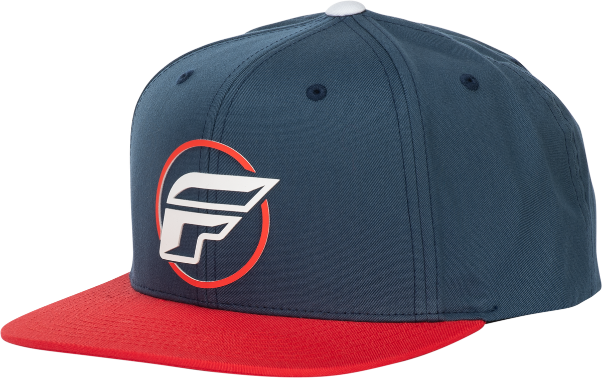 Fly Racing Fly Half Wing Hat Blue/Red – Adjustable Snapback Cap for Men and Women