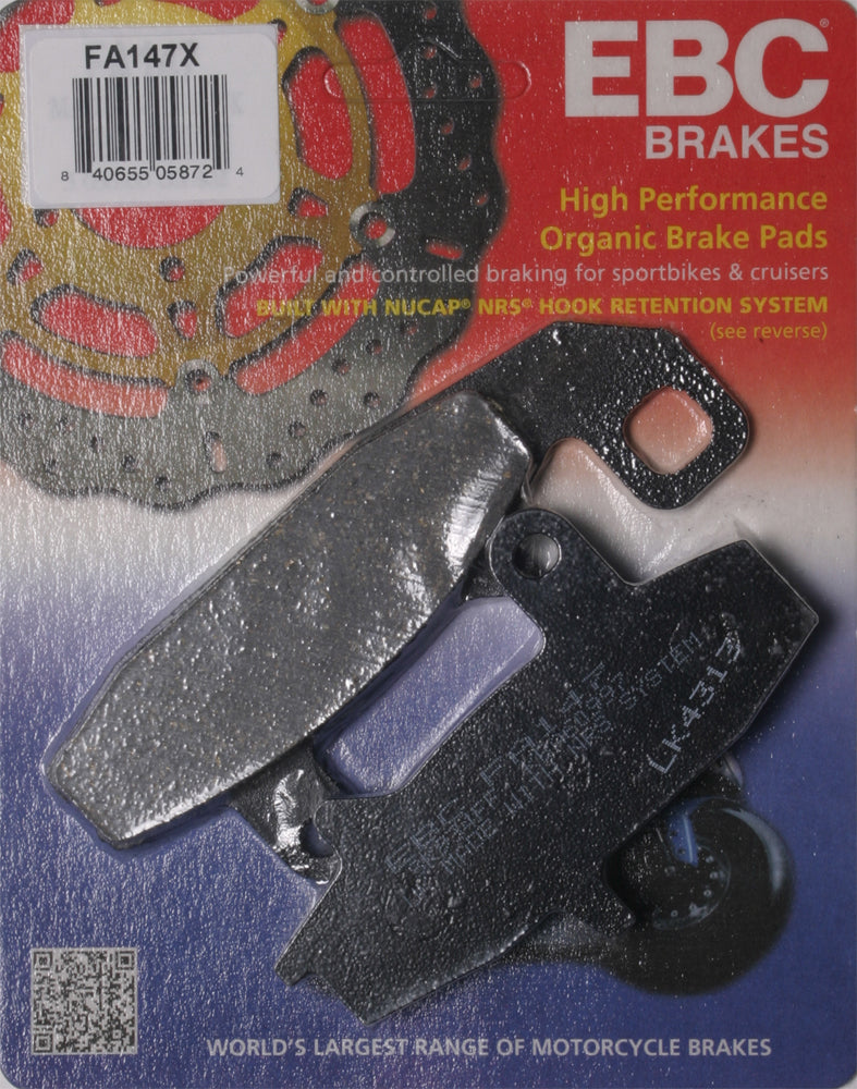 EBC FA147X Brake Pads for Suzuki DR650S (1990-1995) — Street Performance
