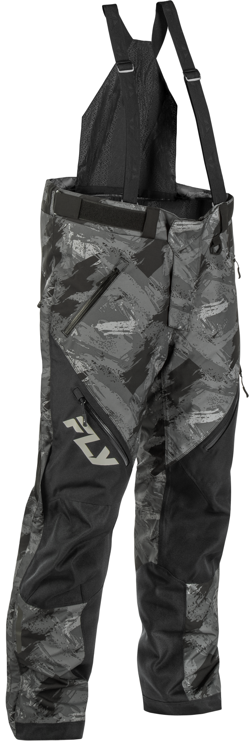 Fly Racing SNX Pro Pant Black Medium - Snow Motorcycle Bibs with Weatherproof Technology
