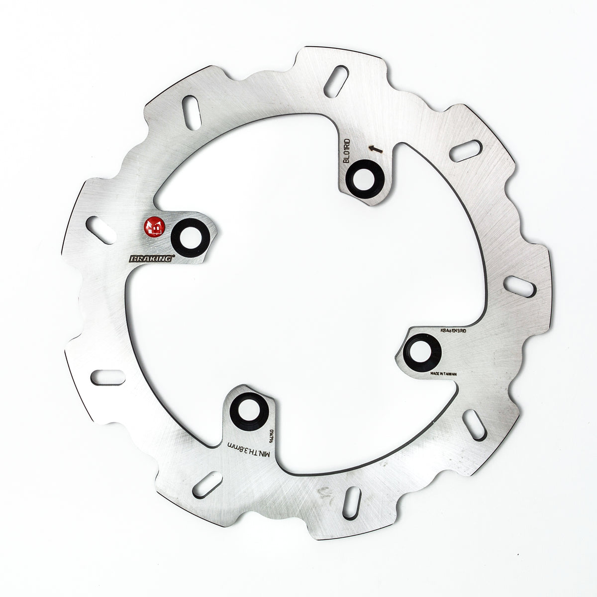 BRAKING BL01RID Rear Wave/Contour Brake Rotor for Buell M2 Cyclone and S1 Lightning