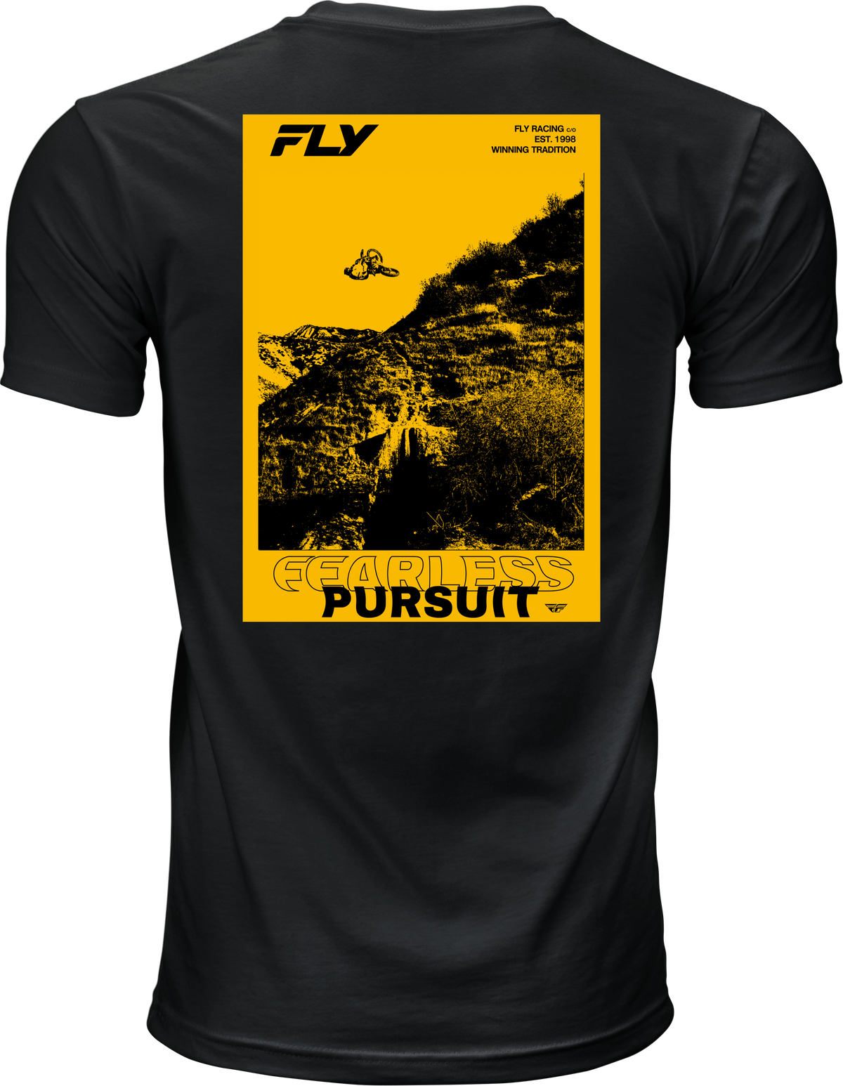 Fly Racing Freeride Tee Black Medium - Short Sleeve Shirt for Men