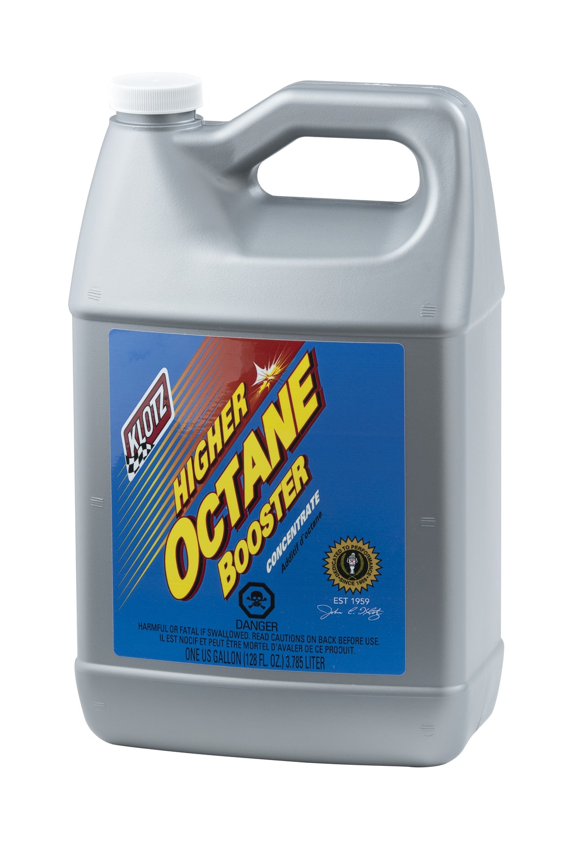 KLOTZ Octane Booster 1 Gallon Fuel Additive for Gasoline and Ethanol Enriched Fuels