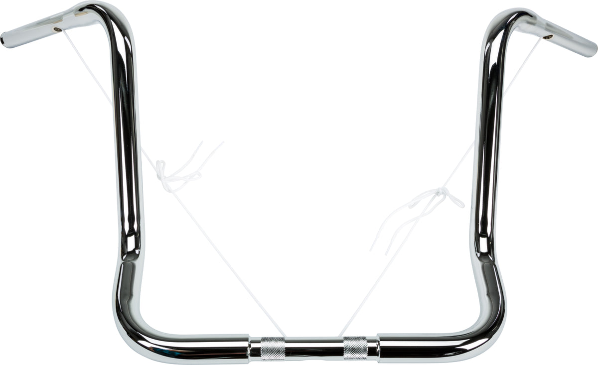 HardDrive Bagger Ape Hanger Handlebars for Harley Davidson – 1 1/4 Inch Diameter, Chrome Finish