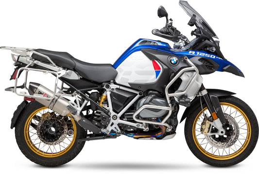 Yoshimura R-77 Slip-On Stainless Steel Exhaust for BMW R1200GS and R1250GS