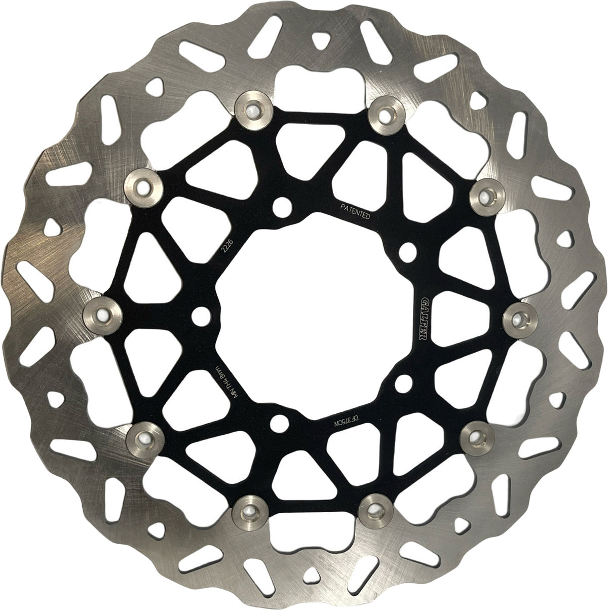 GALFER DF375CW Wave Rotor Front Brake Disc for Street Bikes