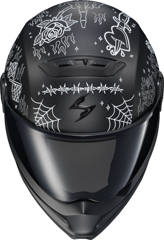 ScorpionEXO Covert FX Full Face Motorcycle Helmet in Black, X-Large - Street/Urban Style
