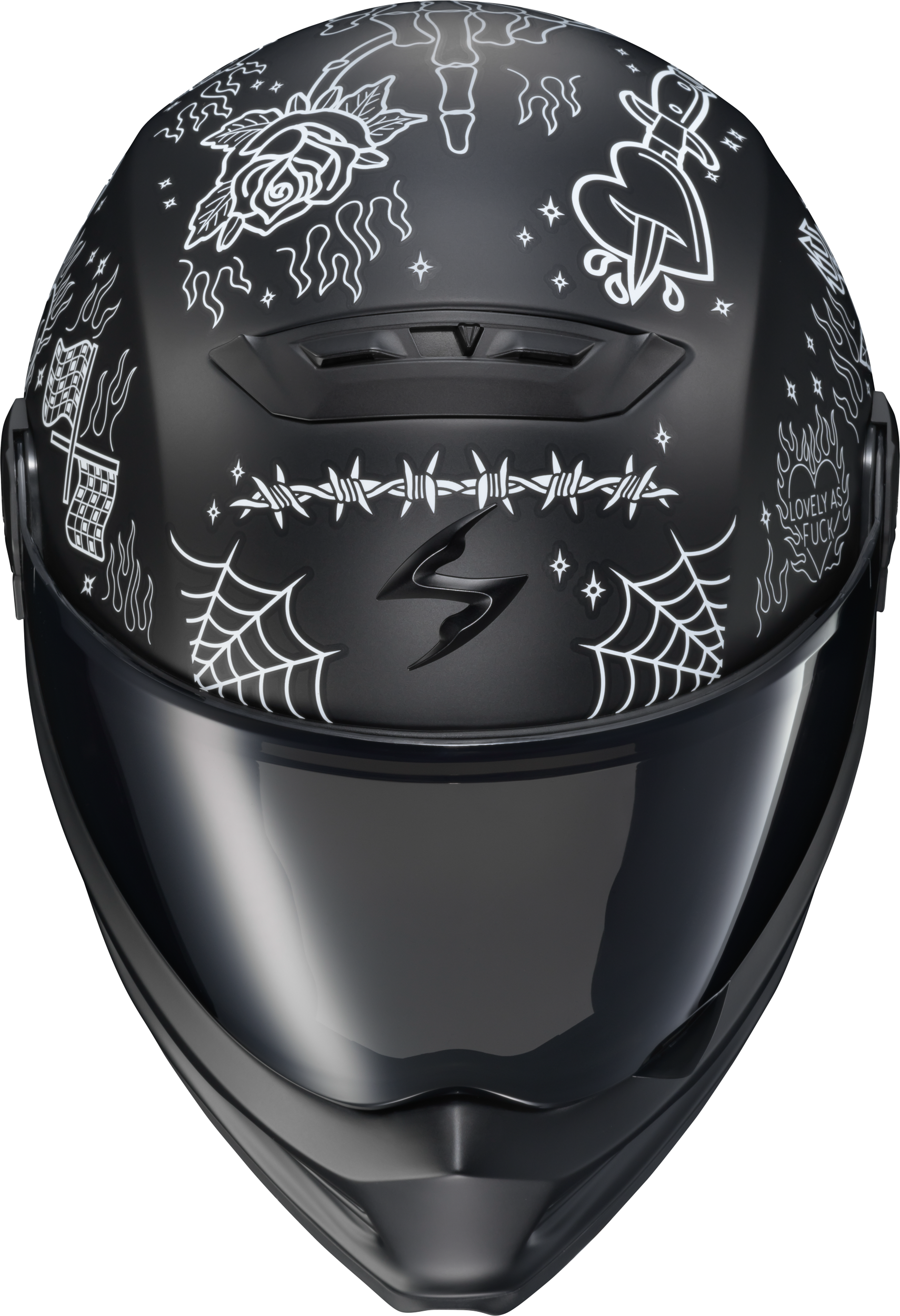 ScorpionEXO Covert FX Full Face Motorcycle Helmet in Black, Medium