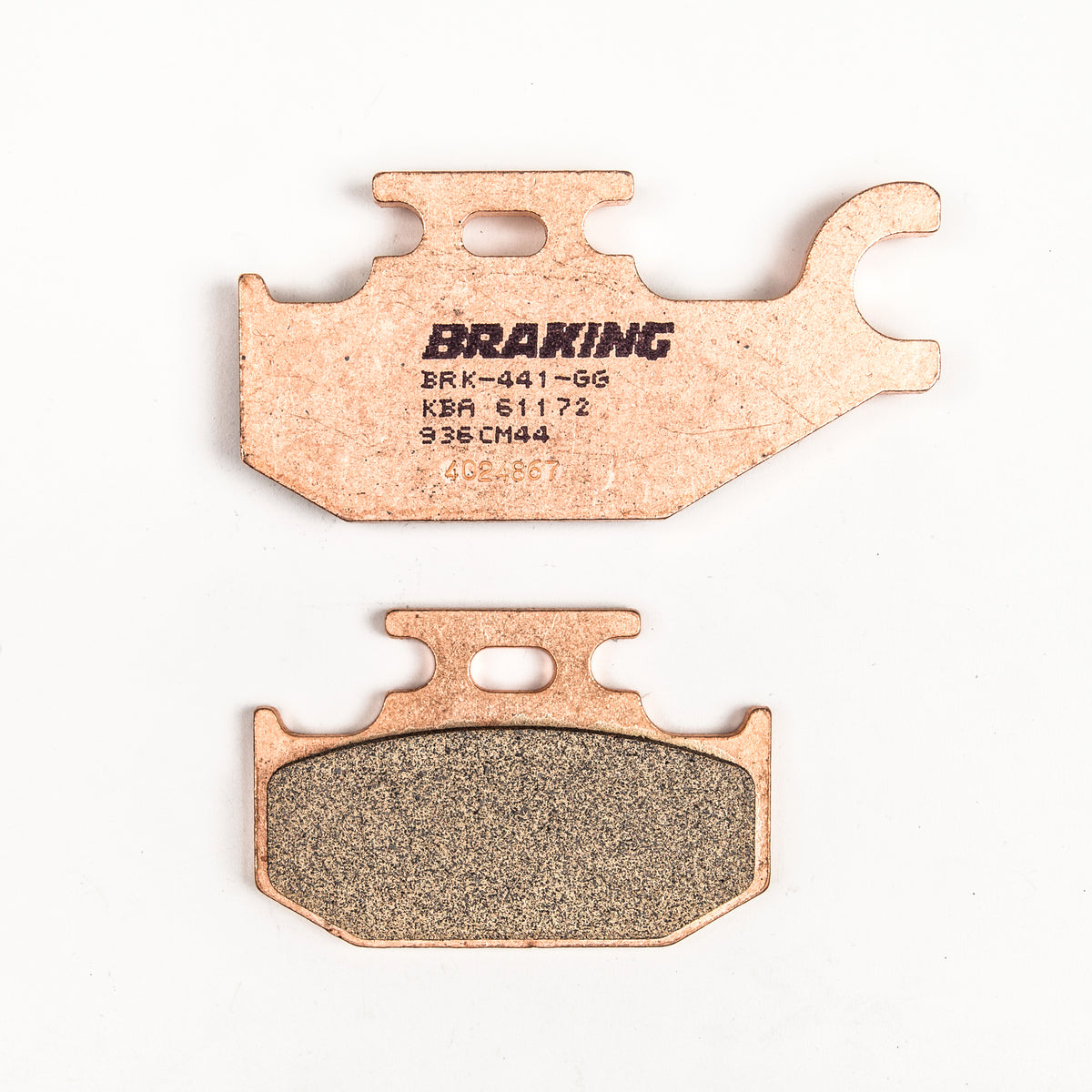 BRAKING Part Number 936CM44 Front Sintered Metal Brake Pads for Yamaha YFM700 Raptor (2013-2014)