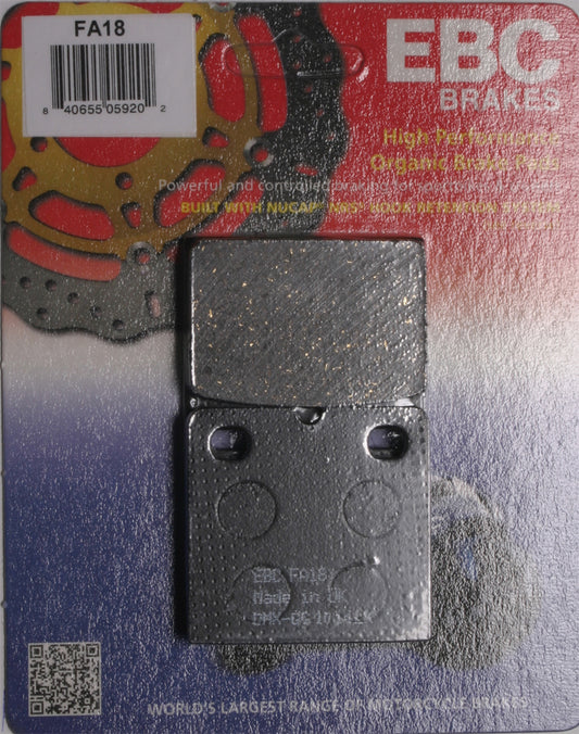 EBC Fa18 Organic Brake Pads for Moto Guzzi V-Twin Models