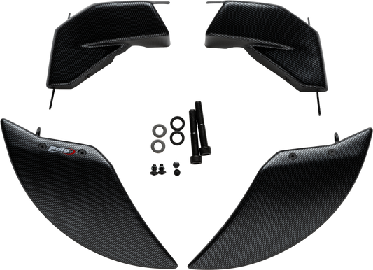 PUIG Brake Cooler 2.0 Carbon for Kawasaki - Enhanced Brake Performance and Aerodynamics