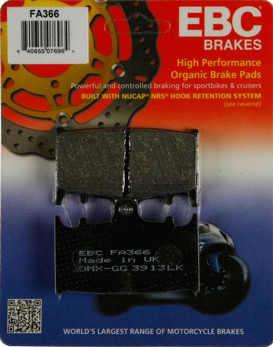 EBC FA366 Brake Pads for Suzuki VL1500 C90 Boulevard & Touring Models