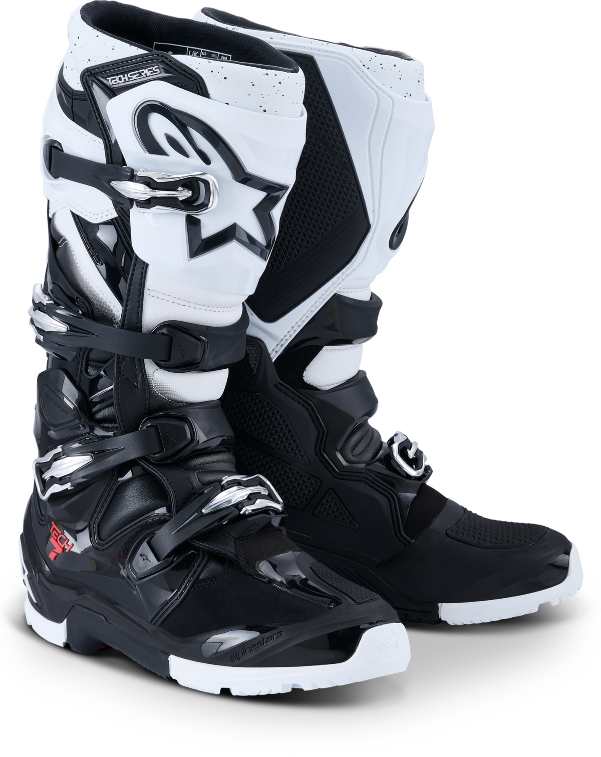 Alpinestars Tech 7 Enduro Offroad Boots - Black/White, US Size 12
