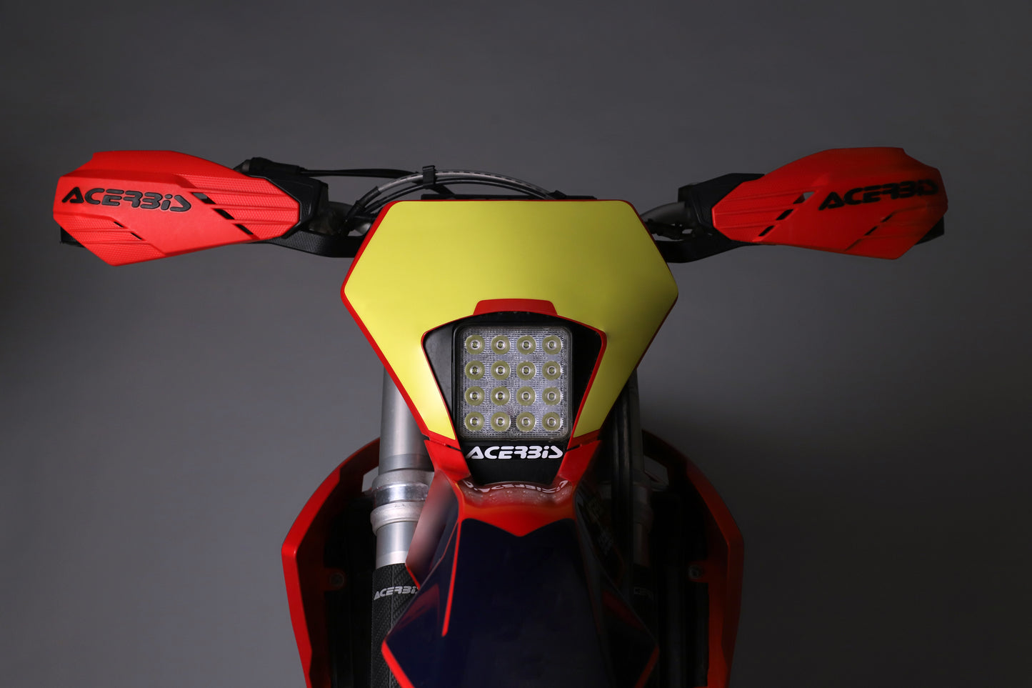 ACERBIS VSL Beta Red Offroad Headlight for KTM, Husqvarna, GasGas Bikes - 29867-80004