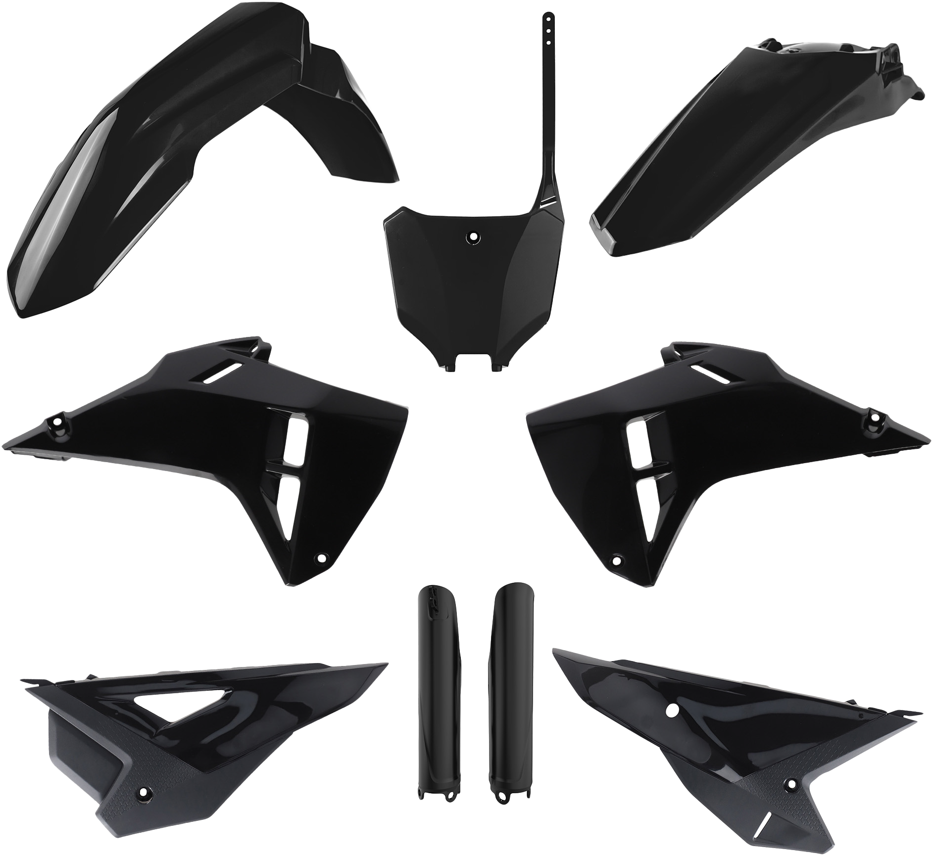 Polisport Restyle Kit for Honda CRF - Black Offroad Body Plastic Kit