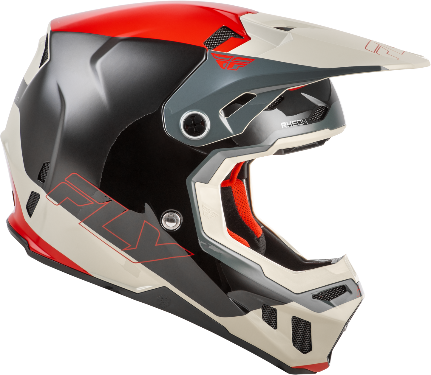 Fly Racing Formula CC Glide Helmet Small Black/Red/Grey Off-Road