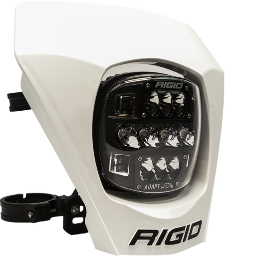 RIGID Adapt Xe Number Replacement Plate White – Offroad Universal Lights Part 300419