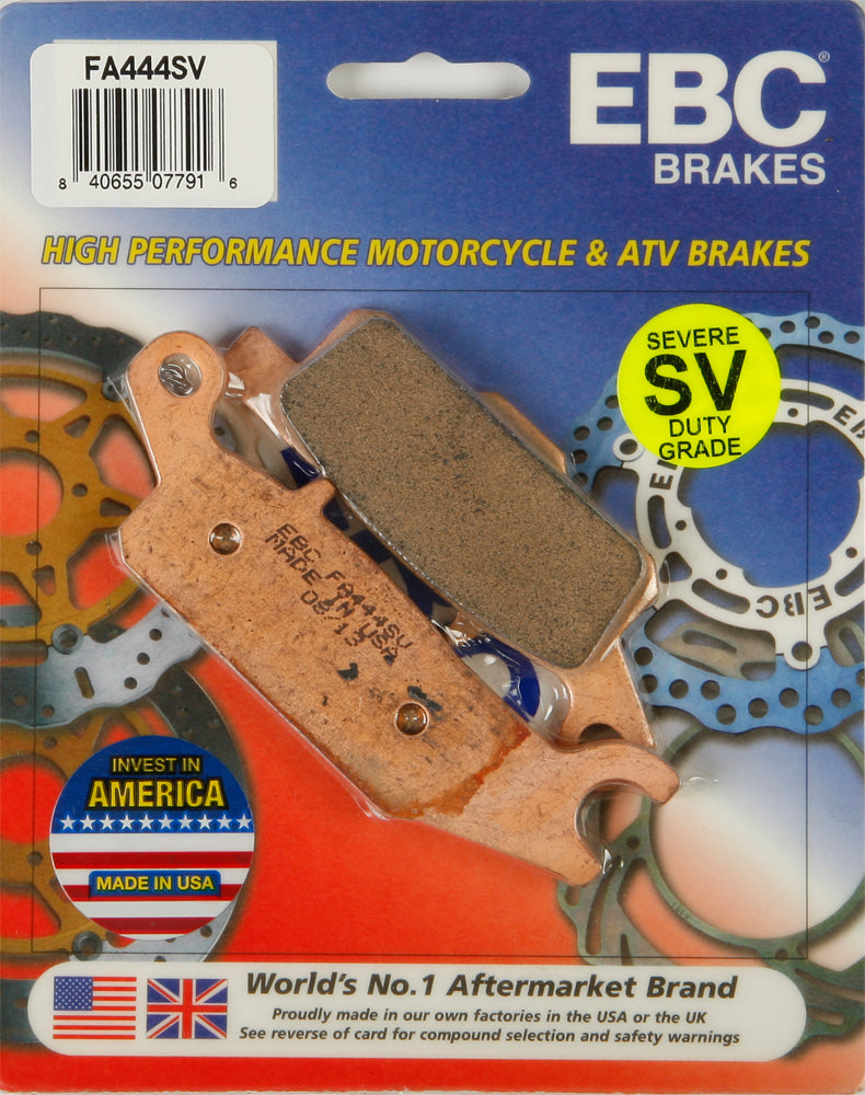EBC FA444SV Severe Duty Brake Pads for Yamaha YFM550FG YFM550FGP Grizzly ATV/UTV