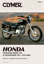 CLYMER Repair Manual for Honda CMX250 Rebel 250 (Part #CM3245)