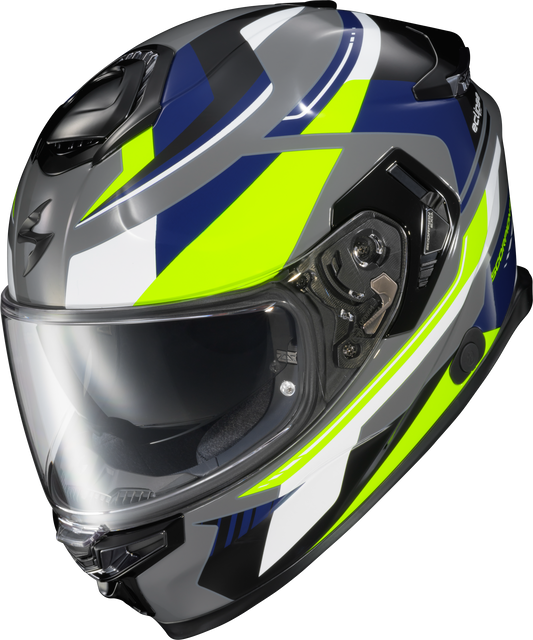 Scorpion EXO ECL-1127 Exo Eclipse Full Face Helmet in Hi-Vis Blue, 2X-Large