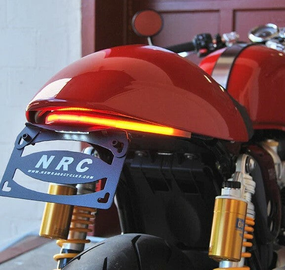 NEW RAGE CYCLES Thruxton 1200 Series Fender Eliminator Kit - LED Tail Light & License Plate Mount