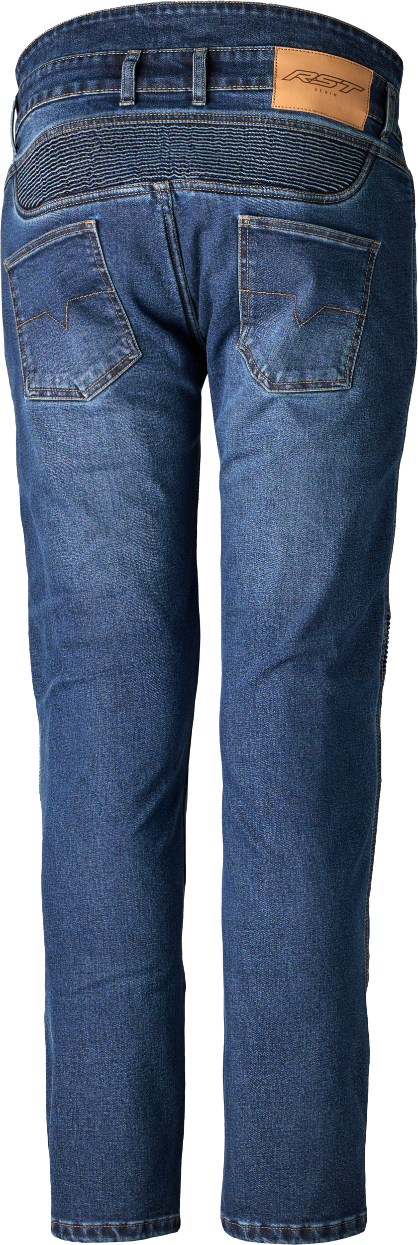 RST Tech Pro CE Textile Jeans for Men – AAA Rated Mid Blue Denim Riding Pants with Kevlar and Armor