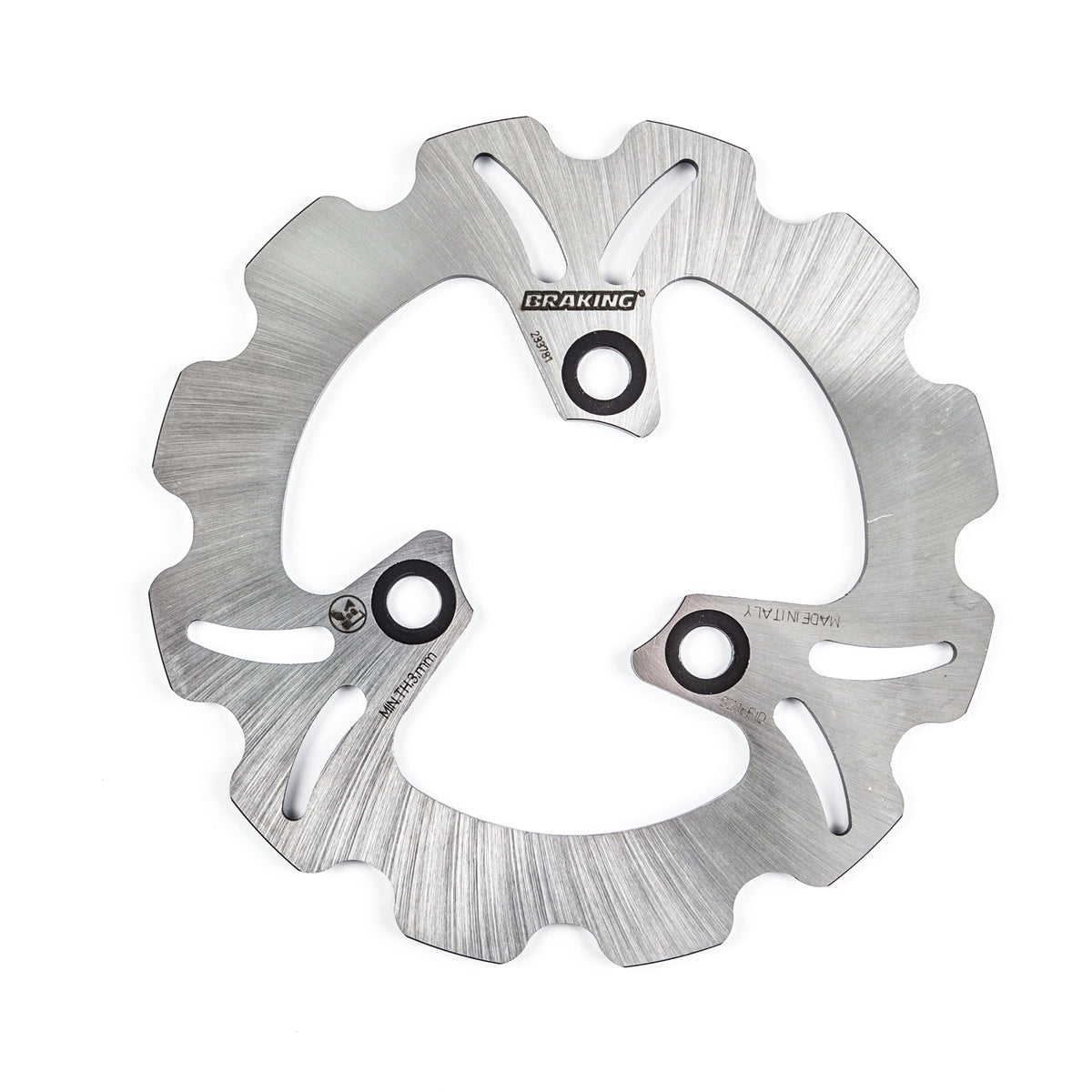 BRAKING SZ16FID Front Wave/Contour Brake Rotor for ATV/UTV - Kawasaki KFX 400 and Suzuki Lt500R