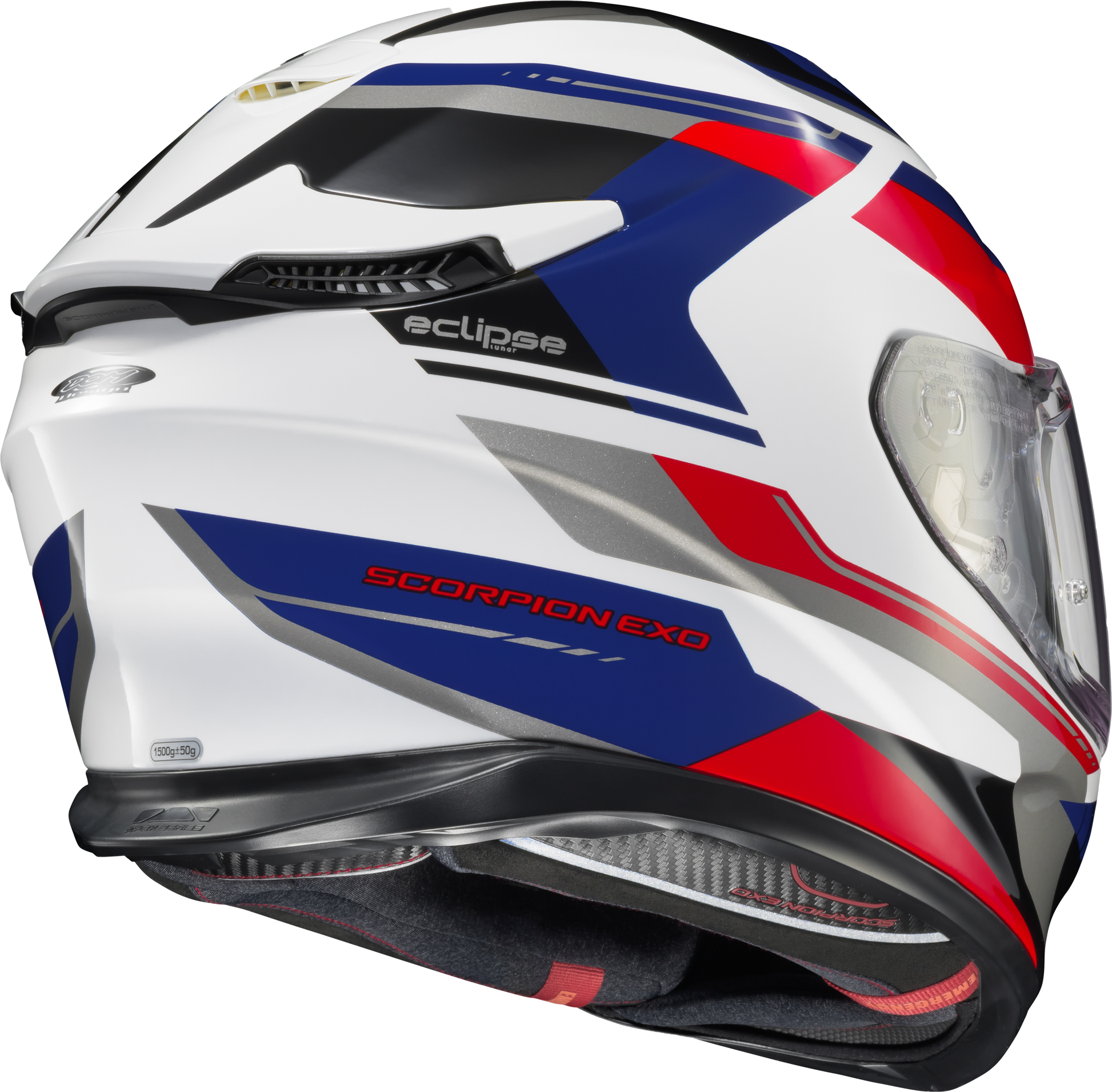 Scorpion EXO ECL-1107 Exo Eclipse Full Face Helmet – 2X-Large, Red/Blue