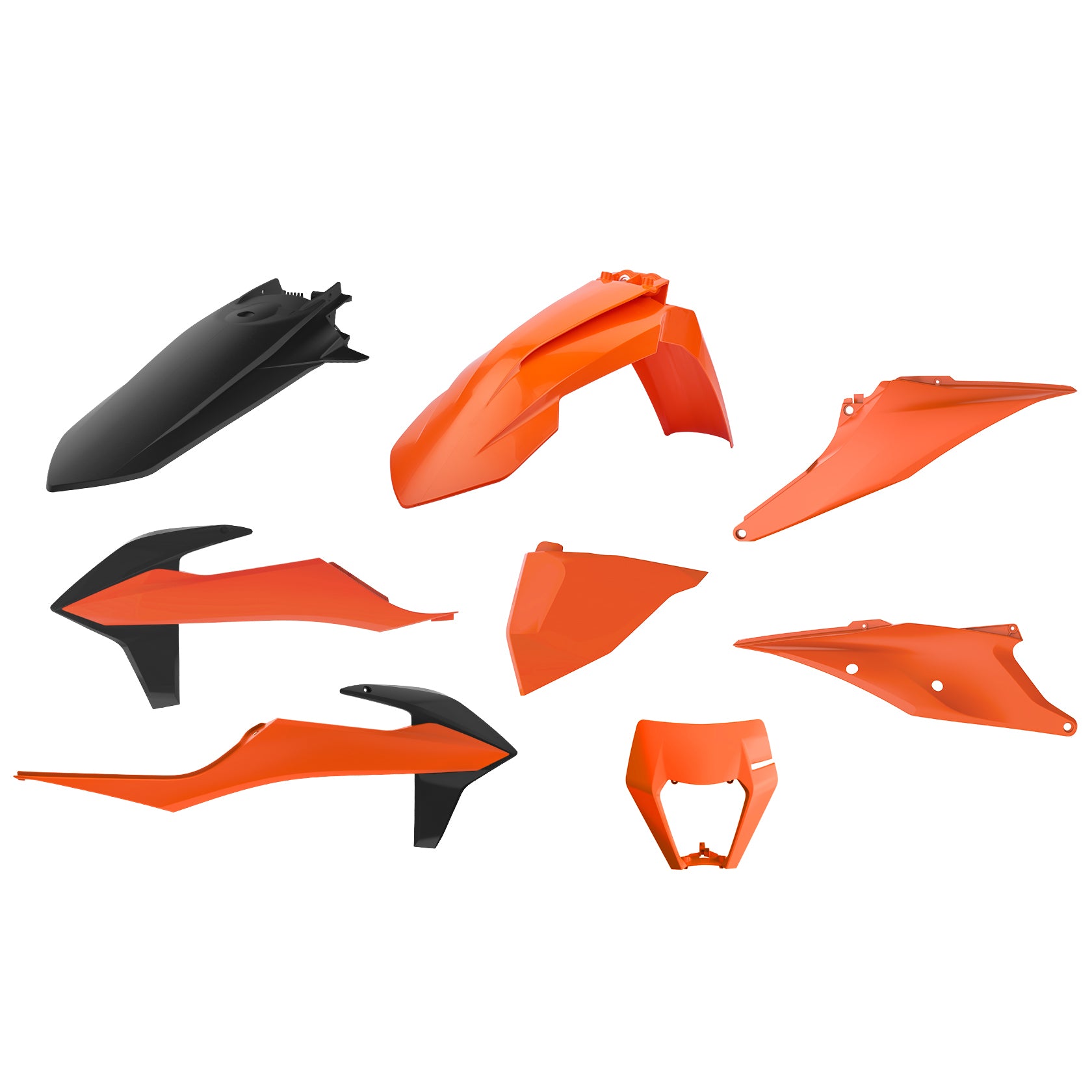 POLISPORT Offroad Enduro Body Kit with Mask for KTM 2020-2021 Models
