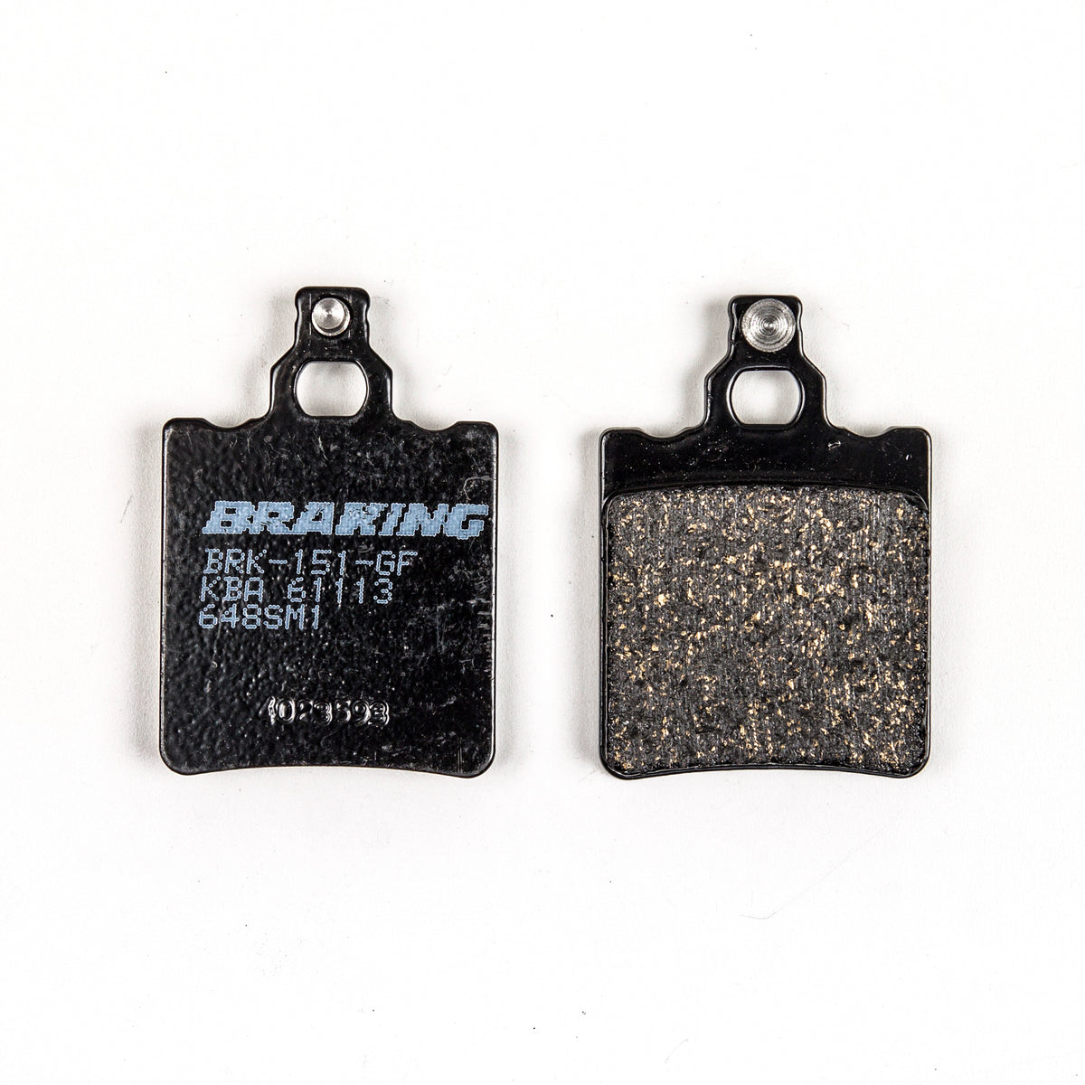 BRAKING Part Number 648SM1 Semi Metallic Brake Pad Set for KTM 65 SX and Aprilia Tuono 50 Offroad Vehicles